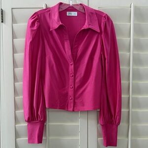 Tinsel Pink Button-Down Shirt